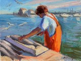 Arthur Egeli - Matt Cleaning Fish
