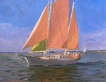 Joanette Egeli - Ketch off Provincetown