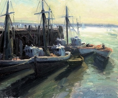 Steve Griffin - Provincetown Harbour --- <nobr>(click to enlarge)</nobr>