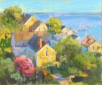John Clayton Rooftops with Yellow House - (Summer '25)